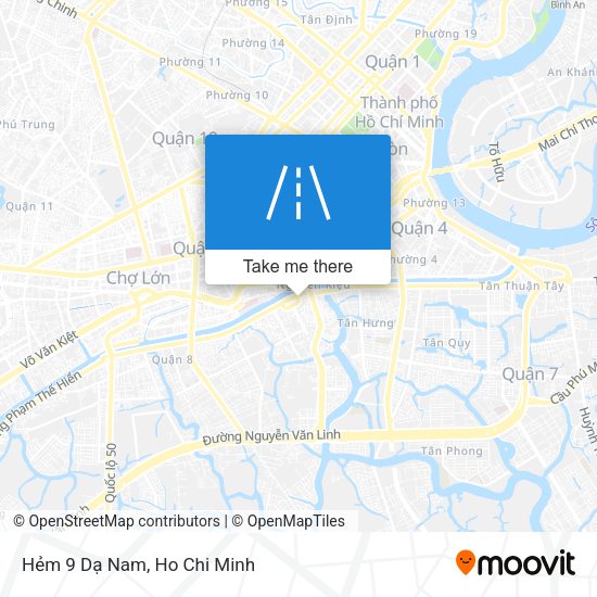Hẻm 9 Dạ Nam map