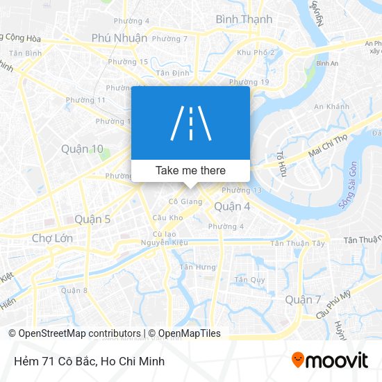 Hẻm 71 Cô Bắc map