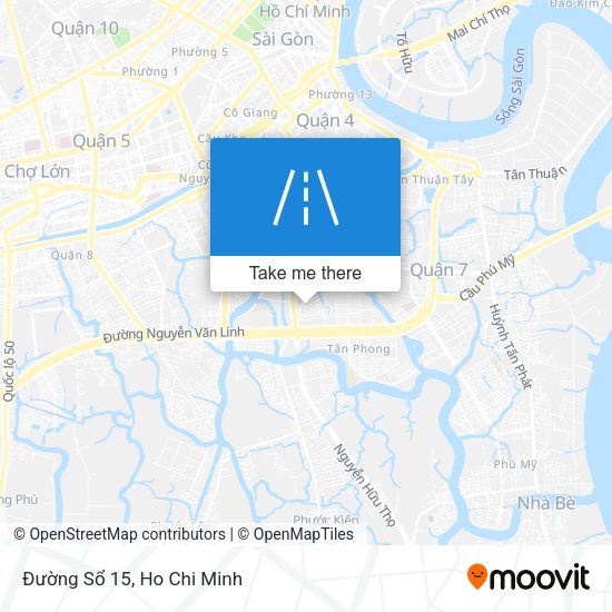 Đường Sổ 15 map