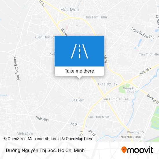 Đường Nguyễn Thị Sóc map