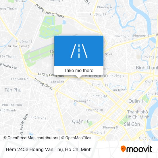 Hẻm 245e Hoàng Văn Thụ map