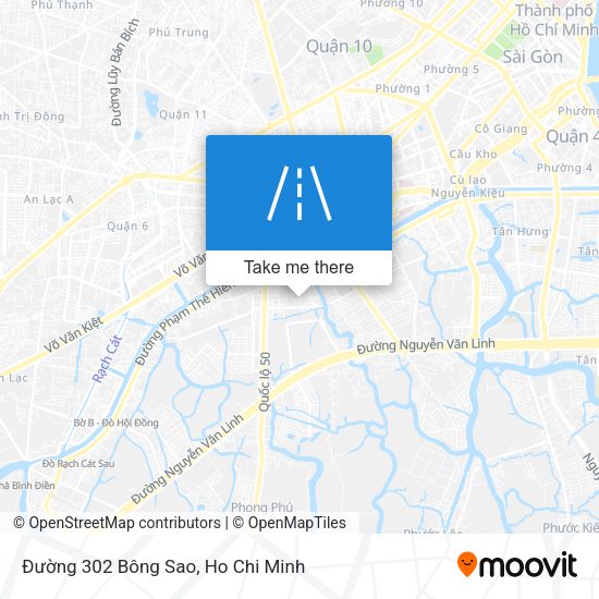 Đường 302 Bông Sao map