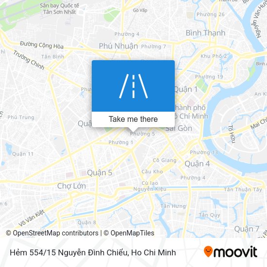 Hẻm 554/15 Nguyễn Ðình Chiểu map
