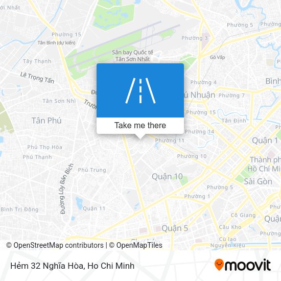 Hẻm 32 Nghĩa Hòa map