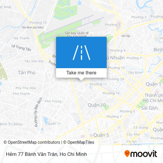 Hẻm 77 Bành Văn Trân map