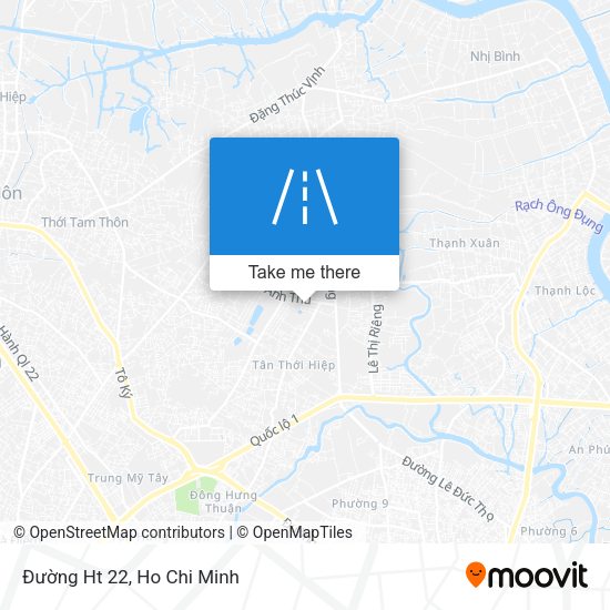 Đường Ht 22 map