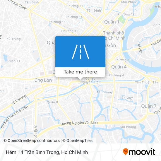 Hẻm 14 Trần Bình Trọng map