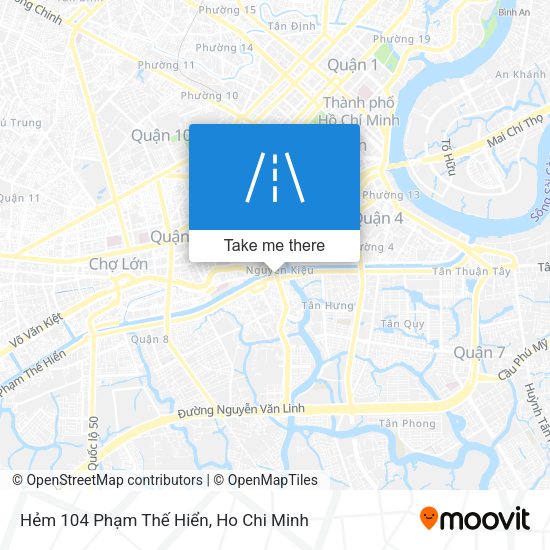 Hẻm 104 Phạm Thế Hiển map