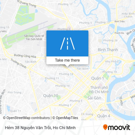 Hẻm 38 Nguyễn Văn Trỗi map