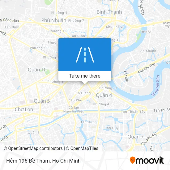 Hẻm 196 Đề Thám map