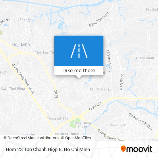 Hèm 23 Tân Chánh Hiệp 8 map