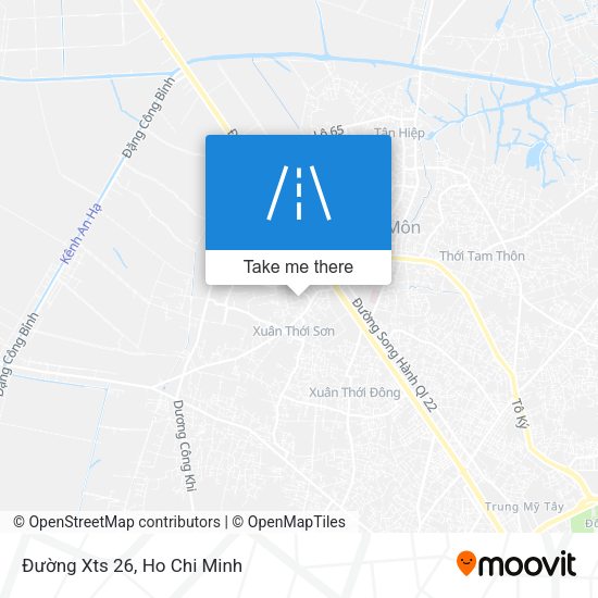 Đường Xts 26 map