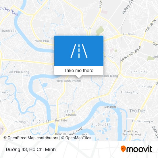 Đường 43 map