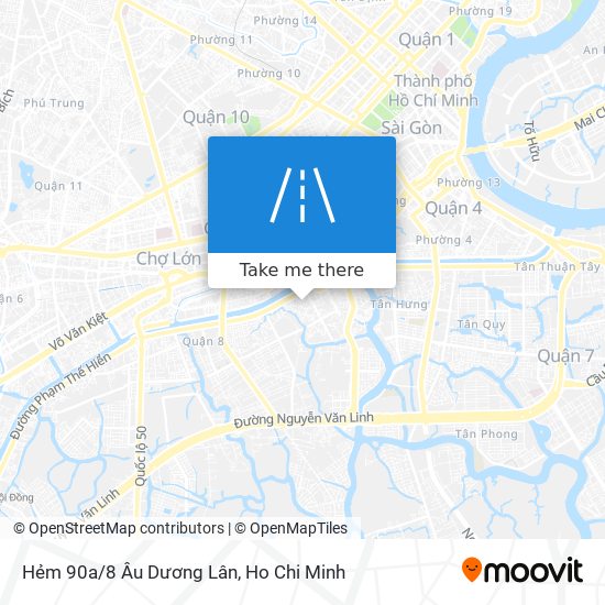 Hẻm 90a/8 Âu Dương Lân map