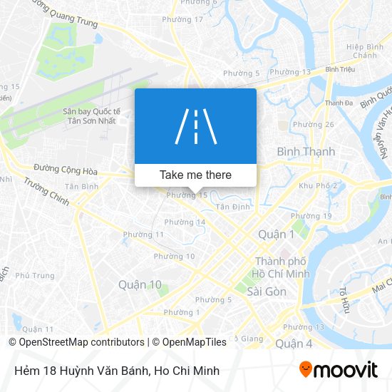 Hẻm 18 Huỳnh Văn Bánh map