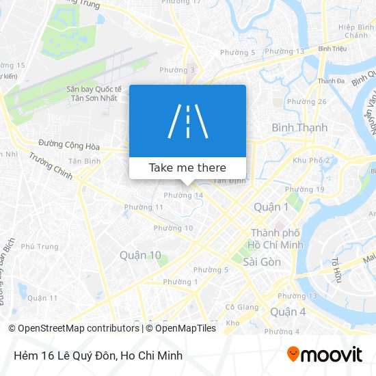 Hẻm 16 Lê Quý Đôn map