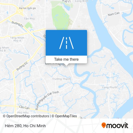 Hẻm 280 map