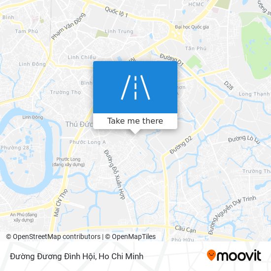 Đường Đương Đình Hội map