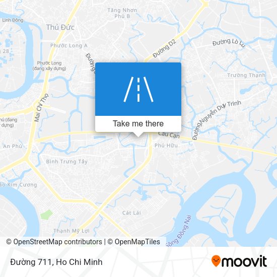 Đường 711 map