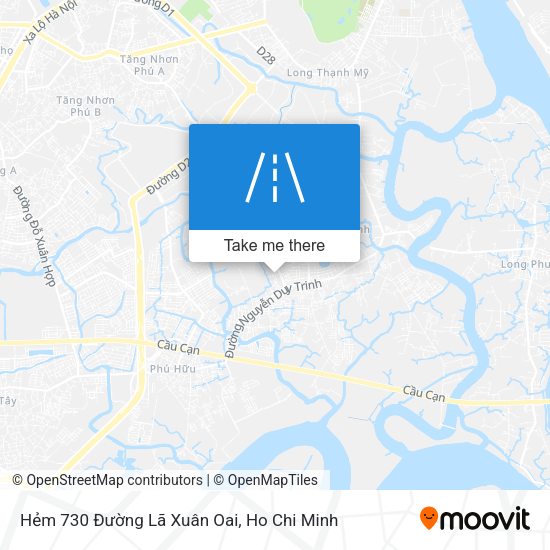 Hẻm 730 Đường Lã Xuân Oai map