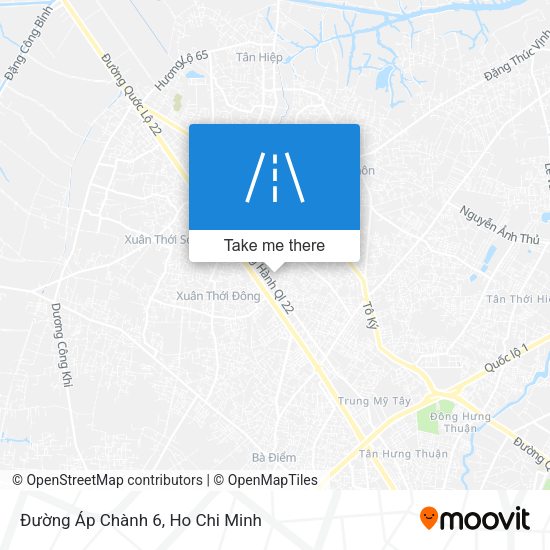 Đường Áp Chành 6 map