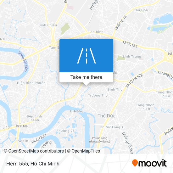 Hẻm 555 map