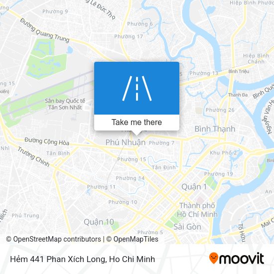 Hẻm 441 Phan Xích Long map
