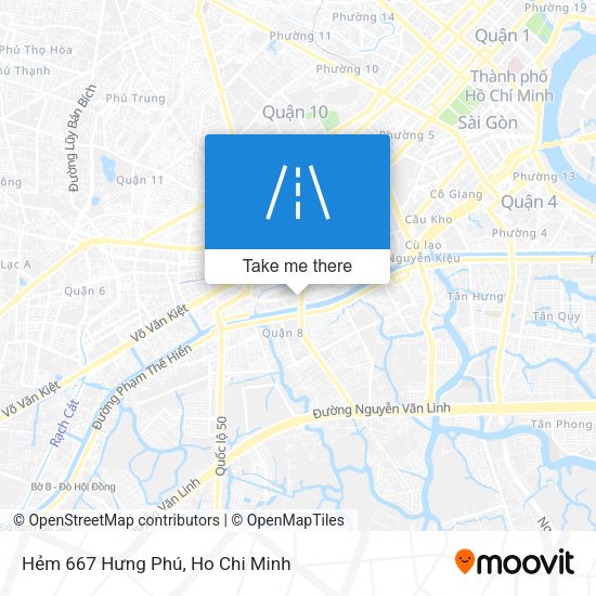 Hẻm 667 Hưng Phú map