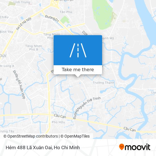 Hẻm 488 Lã Xuân Oai map