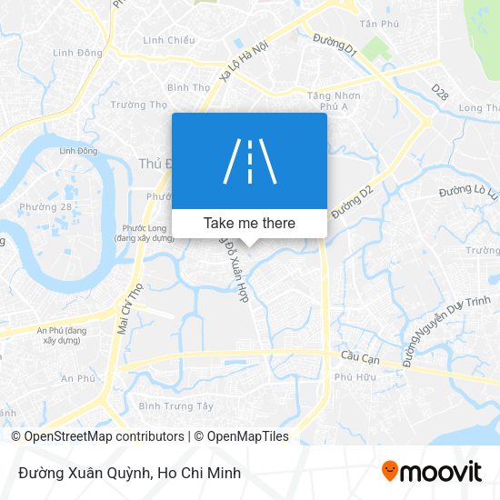 Đường Xuân Quỳnh map