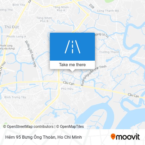 Hẻm 95 Bưng Ông Thoàn map