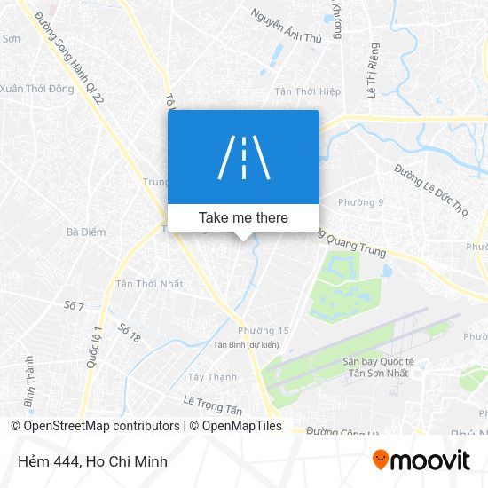 Hẻm 444 map