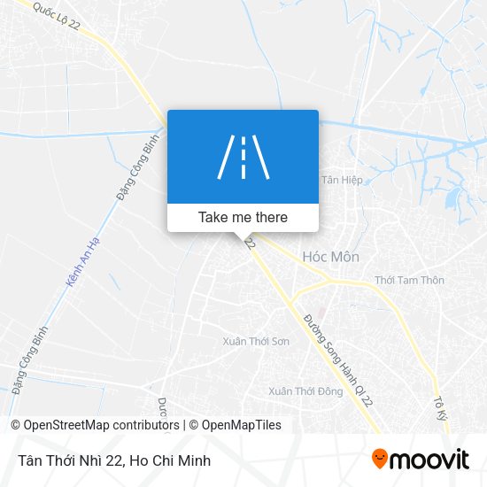 Tân Thới Nhì 22 map