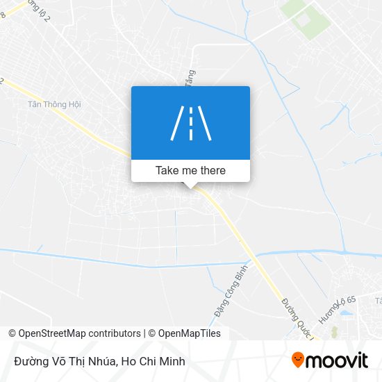 Đường Võ Thị Nhúa map