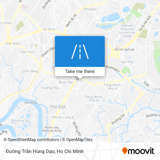 Đường Trằn Hùng Dạo map