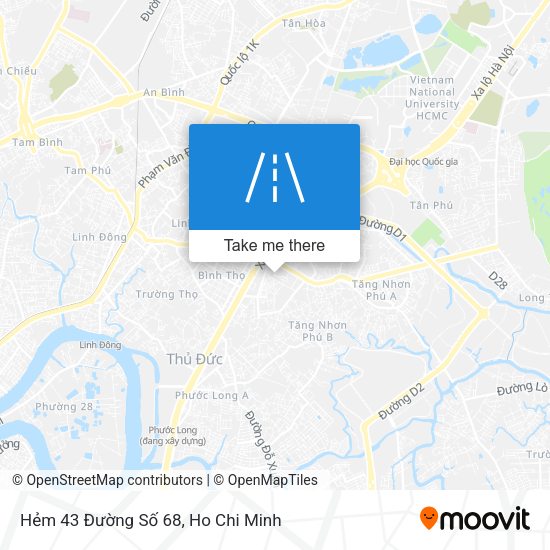 Hẻm 43 Đường Số 68 map