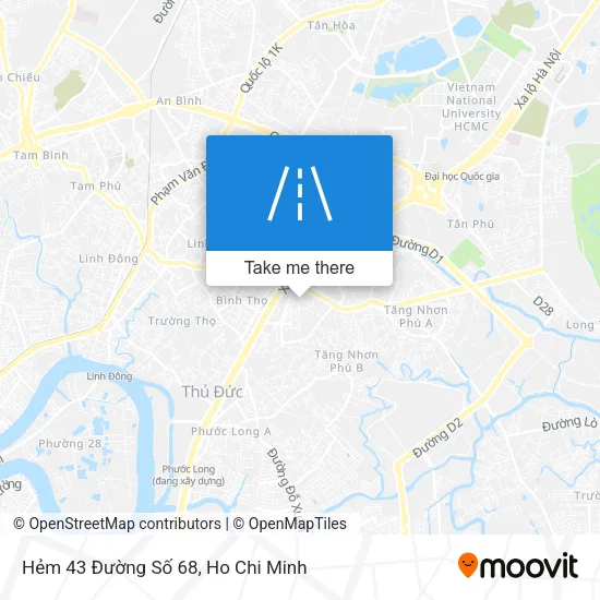 Hẻm 43 Đường Số 68 map
