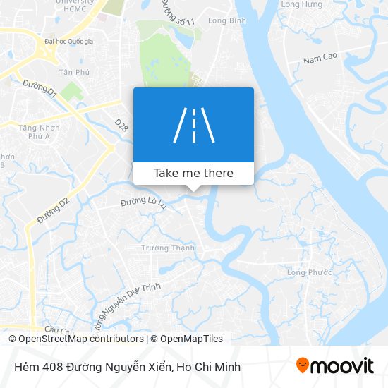 Hẻm 408 Đường Nguyễn Xiển map