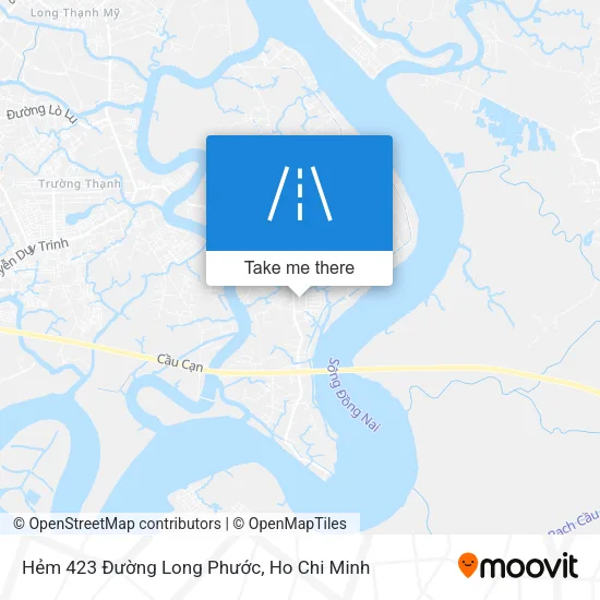 Hẻm 423 Đường Long Phước map