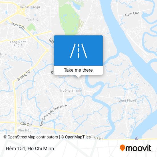 Hẻm 151 map