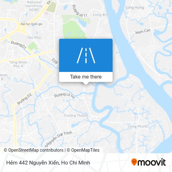 Hẻm 442 Nguyễn Xiển map