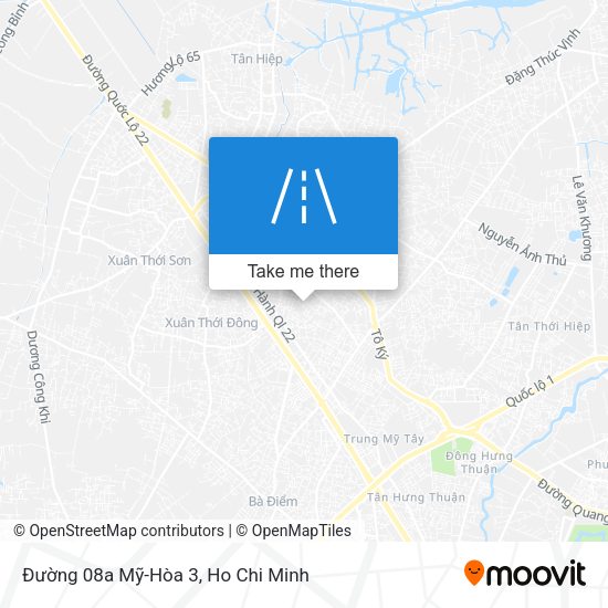 Đường 08a Mỹ-Hòa 3 map