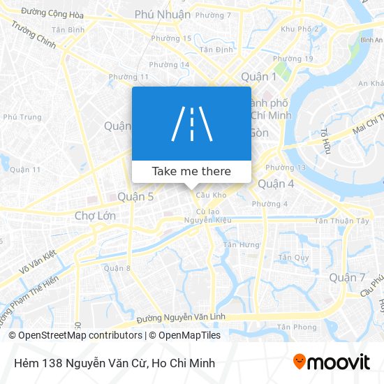 Hẻm 138 Nguyễn Văn Cừ map