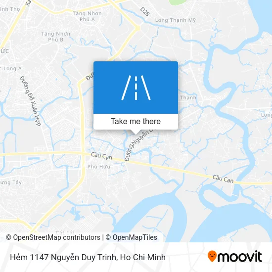 Hẻm 1147 Nguyễn Duy Trinh map