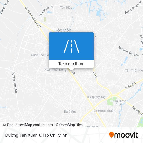 Đường Tân Xuân 6 map