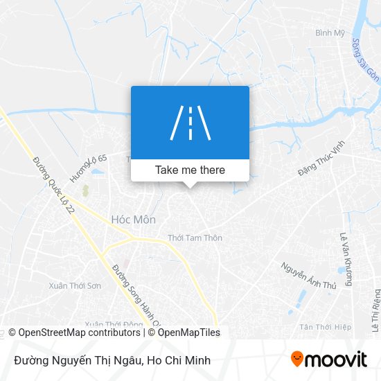 Đường Nguyến Thị Ngâu map