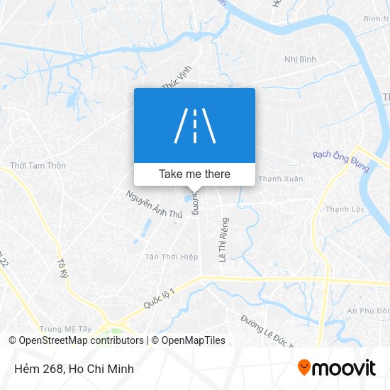 Hẻm 268 map