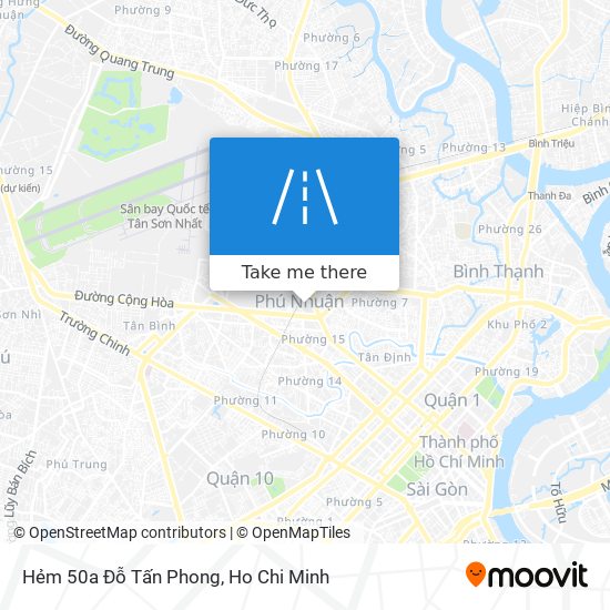 Hẻm 50a Đỗ Tấn Phong map