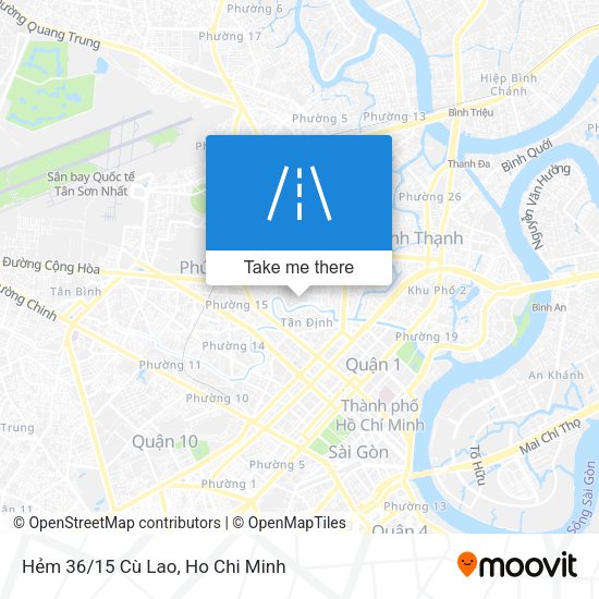 Hẻm 36/15 Cù Lao map