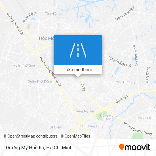 Đường Mỹ Huề 6b map
